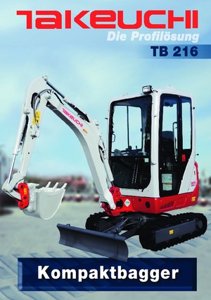 Miniescavatori Takeuchi TB216S