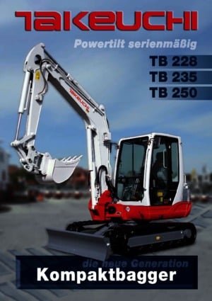 Miniescavatori Takeuchi TB 235