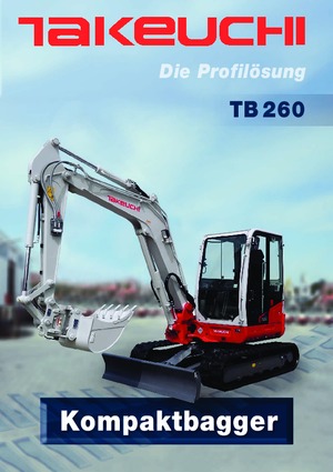 Miniescavatori Takeuchi TB 260