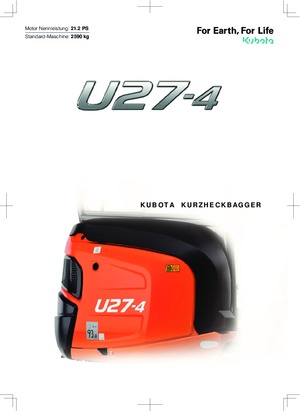 Miniescavatori Kubota U27-4 NGL