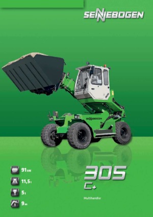 Gru semoventi - braccio telescopico Sennebogen 305 C+