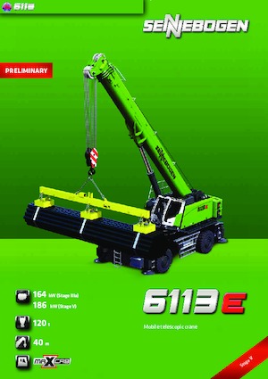 Gru semoventi - braccio telescopico Sennebogen 6113 M