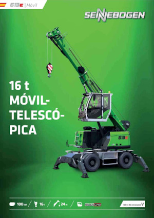 Gru semoventi - braccio telescopico Sennebogen 613E