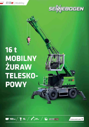 Gru semoventi - braccio telescopico Sennebogen 613E