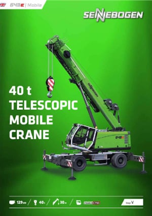 Gru semoventi - braccio telescopico Sennebogen 643E