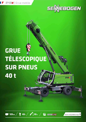 Gru semoventi - braccio telescopico Sennebogen 643E