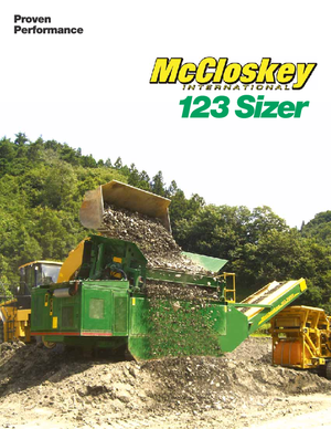 Impianti mobili di setacciatura McCloskey 123 Sizer
