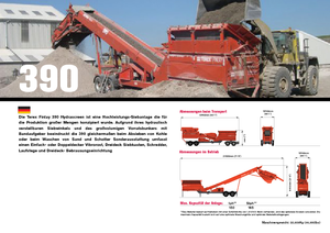 Impianti mobili di setacciatura Terex-Finlay 390 Hydrascreen