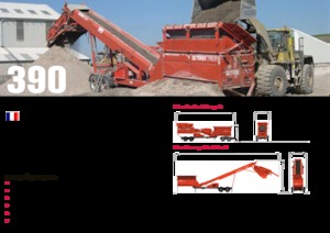 Impianti mobili di setacciatura Terex-Finlay 390 Hydrascreen