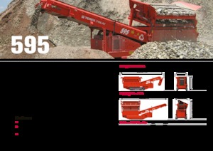 Impianti mobili di setacciatura Terex-Finlay 595