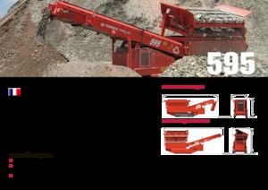 Impianti mobili di setacciatura Terex-Finlay 595