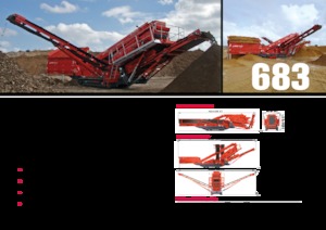 Impianti mobili di setacciatura Terex-Finlay 683