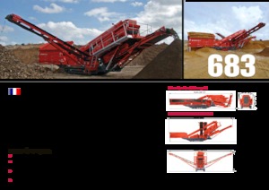 Impianti mobili di setacciatura Terex-Finlay 683