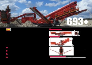 Impianti mobili di setacciatura Terex-Finlay 693+