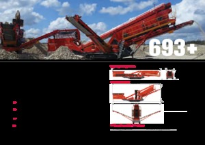 Impianti mobili di setacciatura Terex-Finlay 693+