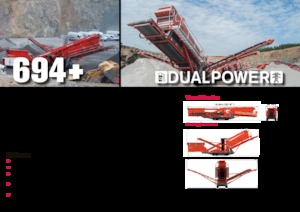 Impianti mobili di setacciatura Terex-Finlay 694+ Hybrid