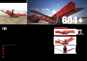 Impianti mobili di setacciatura Terex-Finlay 694+