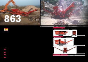 Impianti mobili di setacciatura Terex-Finlay 863+