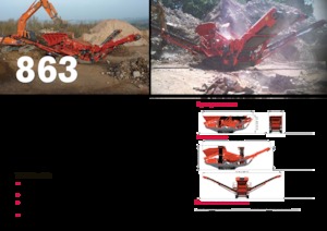 Impianti mobili di setacciatura Terex-Finlay 863+