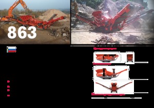 Impianti mobili di setacciatura Terex-Finlay 863+