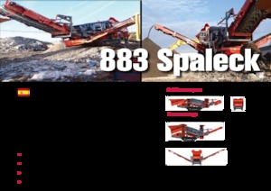 Impianti mobili di setacciatura Terex-Finlay 883+ Spaleck