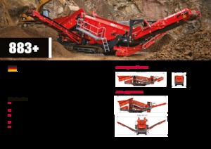 Impianti mobili di setacciatura Terex-Finlay 883+