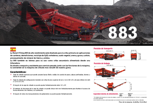 Impianti mobili di setacciatura Terex-Finlay 883 Reclaimer