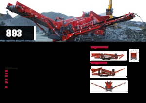 Impianti mobili di setacciatura Terex-Finlay 893