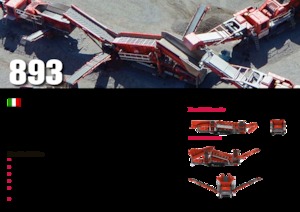 Impianti mobili di setacciatura Terex-Finlay 893