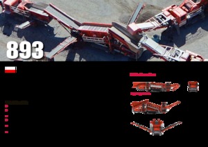 Impianti mobili di setacciatura Terex-Finlay 893
