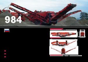 Impianti mobili di setacciatura Terex-Finlay 984