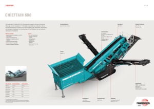 Impianti mobili di setacciatura Powerscreen Chieftain 600