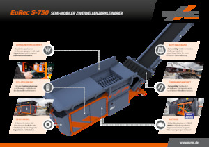 Impianti mobili di setacciatura Arjes EuRec S-750