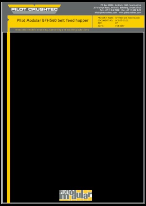 Impianti mobili di setacciatura Pilot Crushtec GFH560