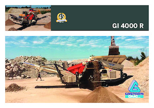 Impianti mobili di setacciatura Gasparin Gi 4000 R 
