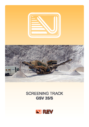 Impianti mobili di setacciatura REV GSV 35 S