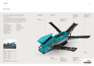 Impianti mobili di setacciatura Powerscreen H5163