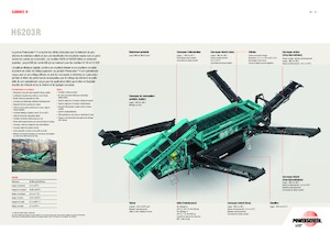 Impianti mobili di setacciatura Powerscreen H6203R