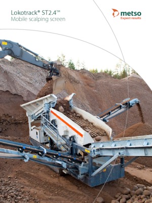 Impianti mobili di setacciatura Metso Lokotrack ST2.4