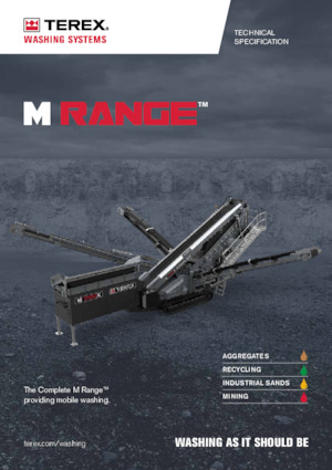 Impianti mobili di setacciatura Terex Washing Systems M 2100
