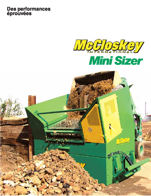 Impianti mobili di setacciatura McCloskey MiniSizer