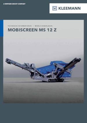 Impianti mobili di setacciatura Kleemann MS 12 Z