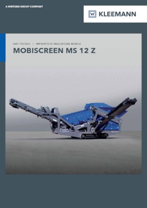 Impianti mobili di setacciatura Kleemann MS 12 Z