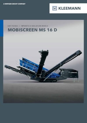 Impianti mobili di setacciatura Kleemann MS 16 D