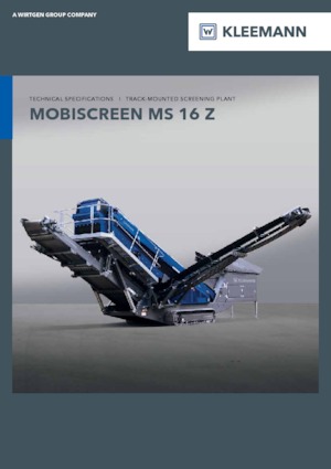 Impianti mobili di setacciatura Kleemann MS 16 Z