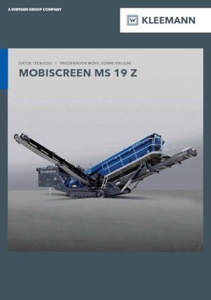 Impianti mobili di setacciatura Kleemann MS 19 Z