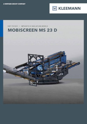 Impianti mobili di setacciatura Kleemann MS 23 D
