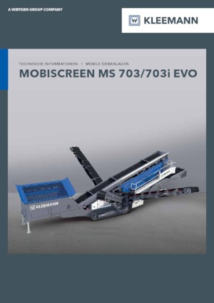 Impianti mobili di setacciatura Kleemann MS 703i EVO