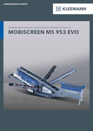Impianti mobili di setacciatura Kleemann MS 953i EVO