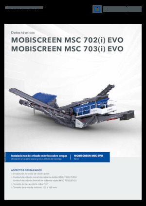 Impianti mobili di setacciatura Kleemann MSC 703i EVO